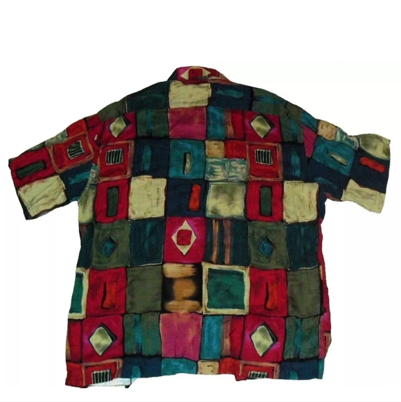 Croft & Barrow Mens sz. XL Button Down Vintage 90s Shirt Fresh Prince of Bel Air - Picture 3 of 3